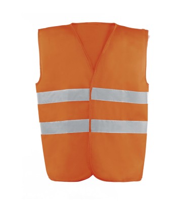 CHALECO ALTA VISIBILIDAD C/ NARANJA T/L