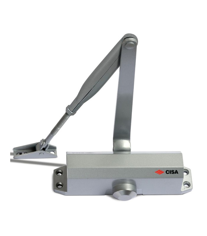 CIERRAPUERTAS 60470/71 S/RETENEDOR.PLATA