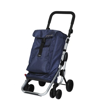 CARRO COMPRA PLEGABLE GO UP PROMO AZUL