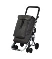 CARRO COMPRA PLEGABLE GO UP PROMO GRIS