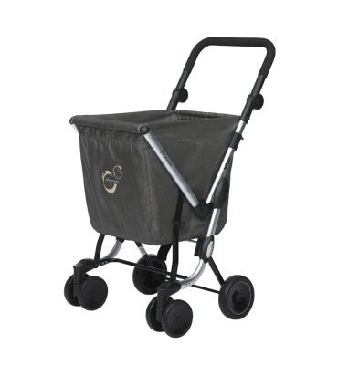CARRO COMPRA PLEGABLE WE GO GRIS